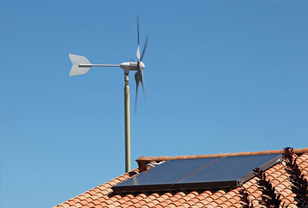 Éolienne domestique pour particuliers